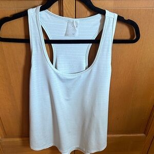 CALIA by Carrie Underwood Cream Racerback Tank Top